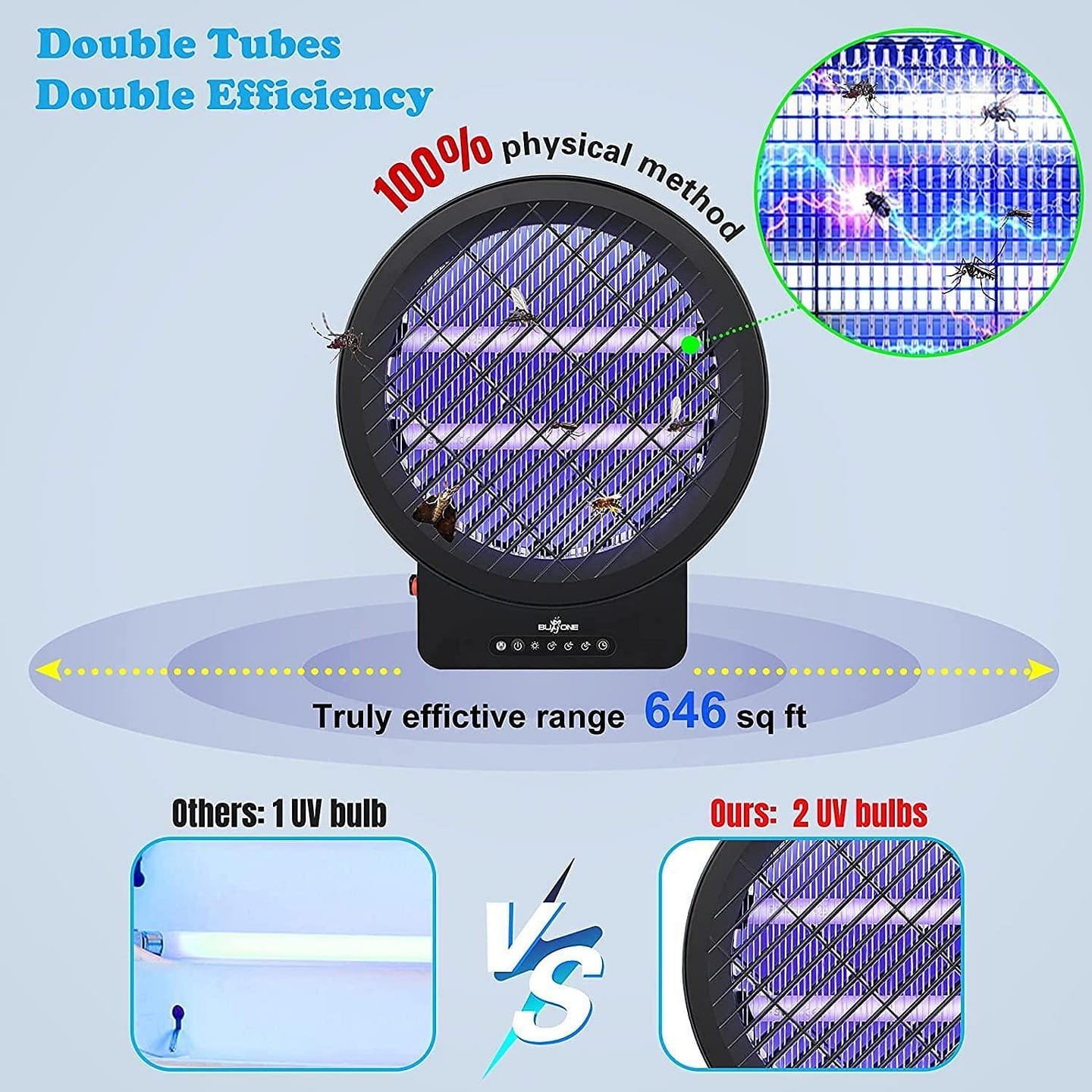 Intelligent remote control mosquito killer high pressure net 1 box
