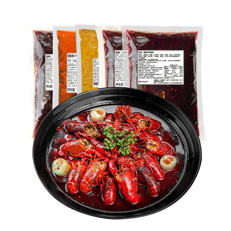 Spicy crayfish sauce 500g, lobster seasoning, thirteen spice crayfish 500 g