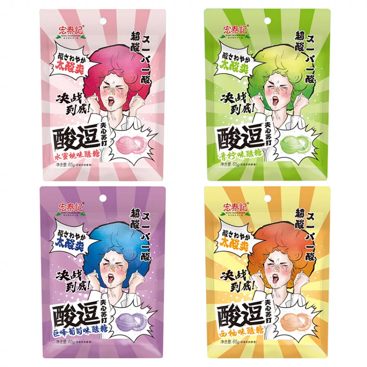 爆酸糖混合口味65g*4