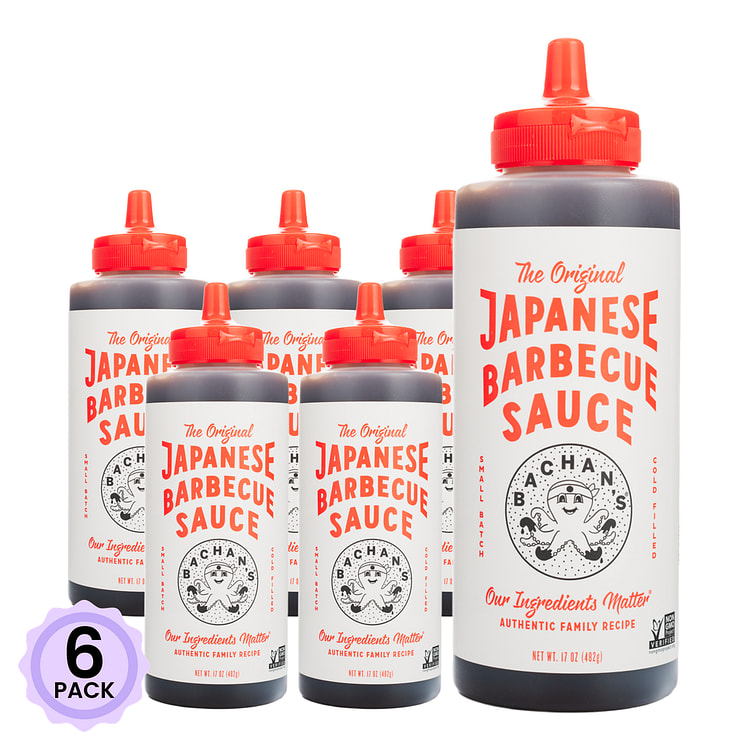 Bachan's 原味日式烧烤酱 17 盎司*6 包
