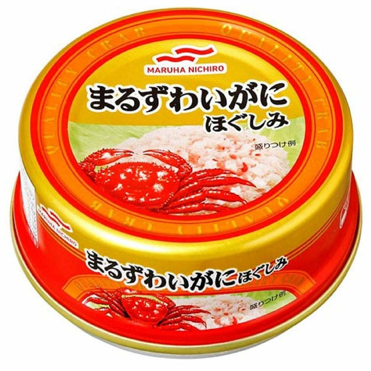 MARUHA NICHIRO Japanese Snow Crab Canned Crab Meat 55 g