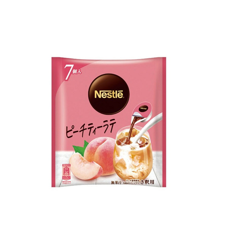 雀巢液体胶囊 水蜜桃味拿铁 独立包装7个入/