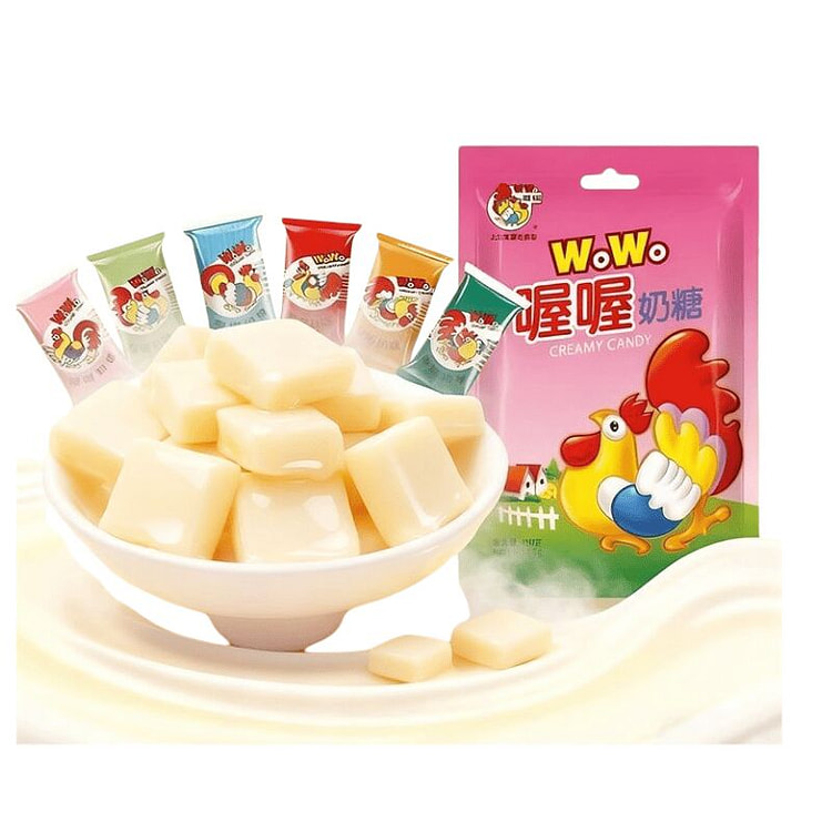 喔喔 大公鸡奶糖怀旧经典儿童奶糖15g*5包 75 克