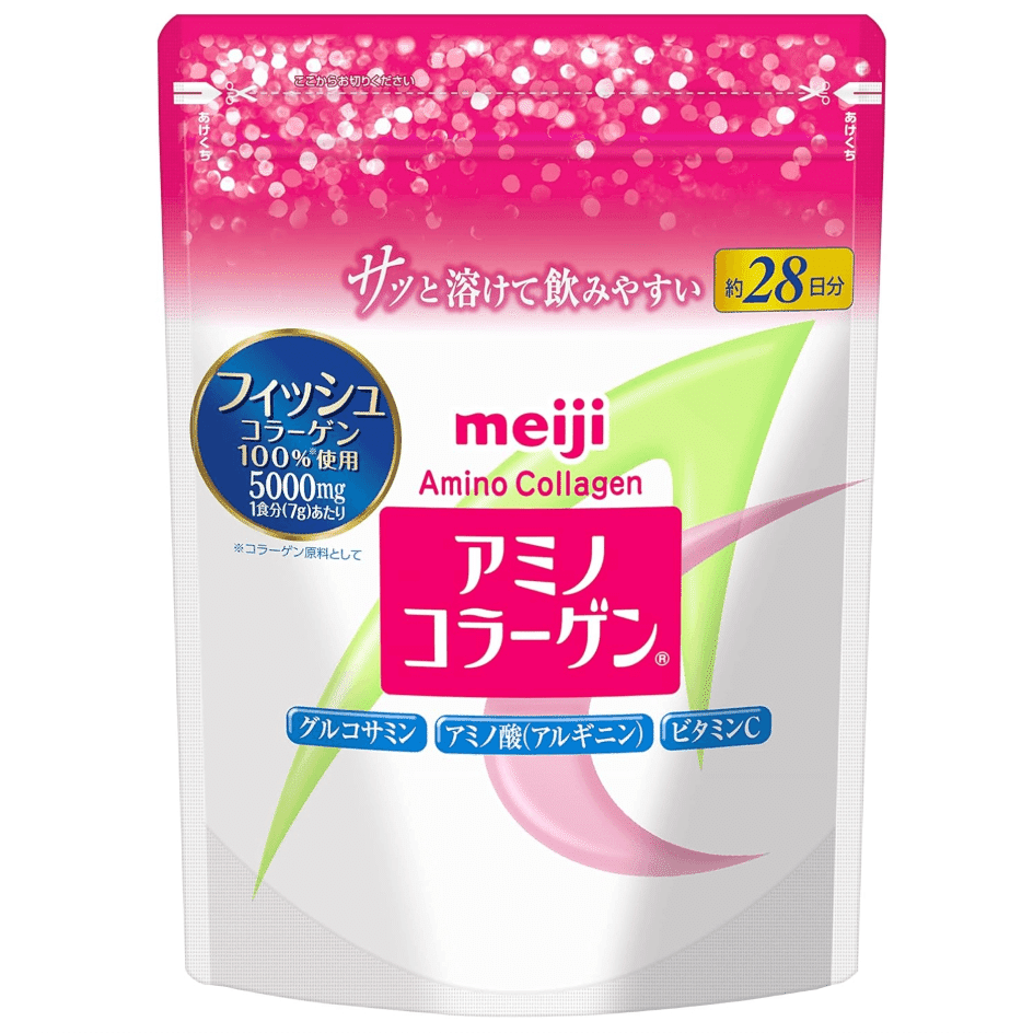 MEIJI Amino Collagen Powder for Facial Beauty 196g