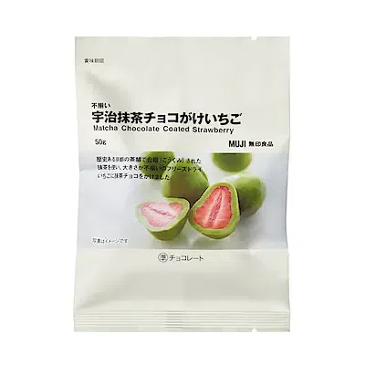 MUJI无印良品 抹茶 冻干草莓 50g 1 份