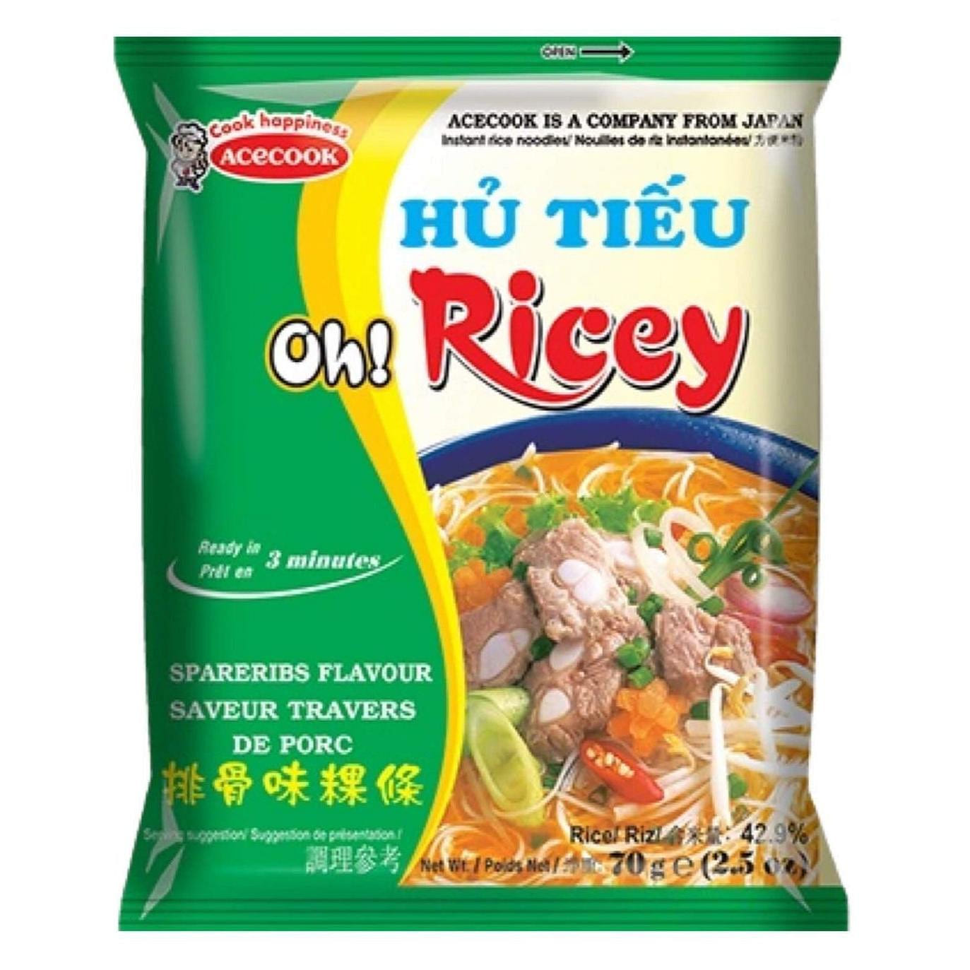 Oh! Ricey Pork Spareribs 70g 1 pack 1 each