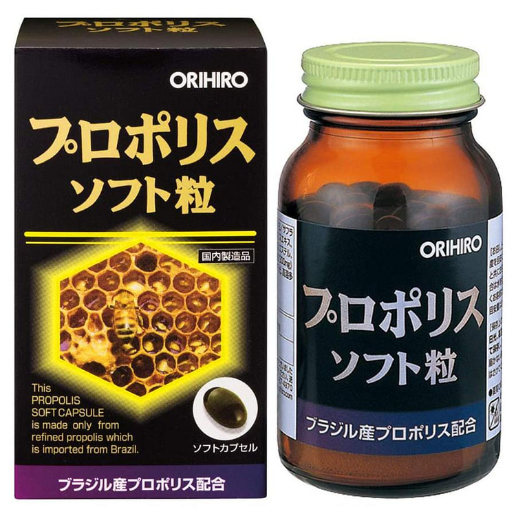 Orihiro Propolis Soft Capsules [120 capsules] 120 ml