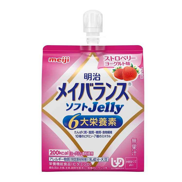明治メイバランスソフトJellyストロベリーヨーグルト味 125 ml(ミリリットル)