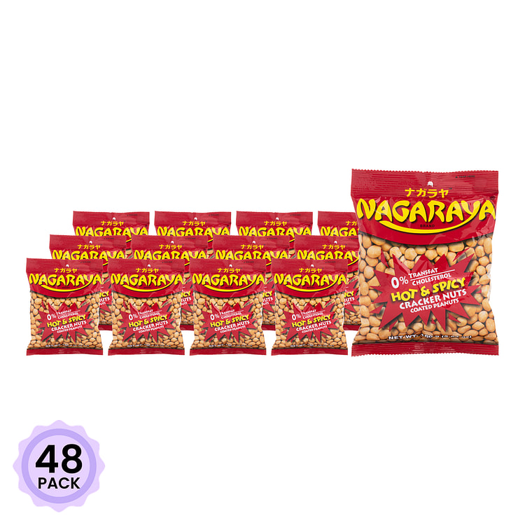 Nagaraya 麻辣香脆花生 5.64 盎司*48 包