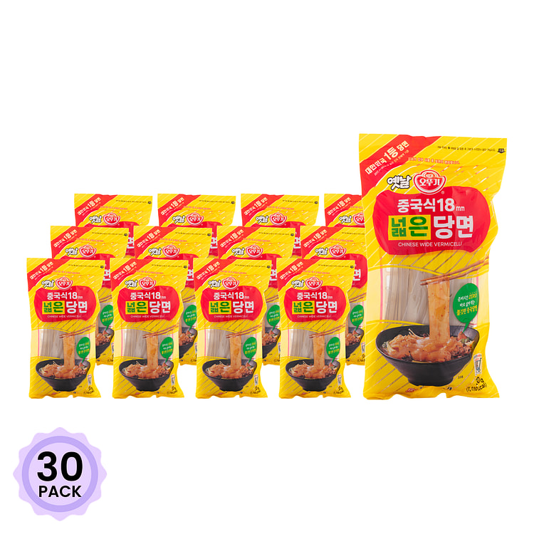 오뚜기 중국식 넓은 당면 300 그램*30 팩