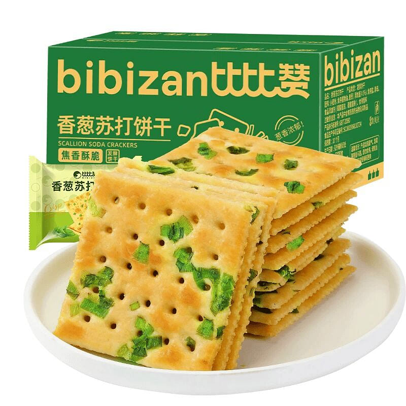 Bibi Zan Scallion Soda Crackers 210g 210 g
