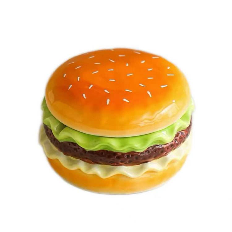 Suiran Home Creative Hamburger Ashtray Set of 1 1 each