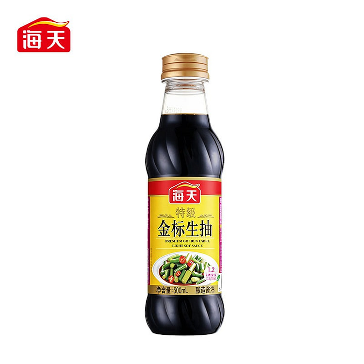 Haitian Premium Gold Label Light Soy Sauce 500mL 500 ml