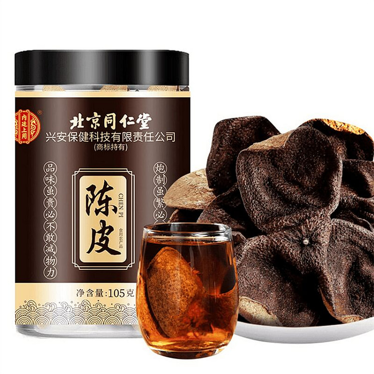 同仁堂 新会陈皮 通气健脾燥湿化痰解腻止呕适合胃 105 克