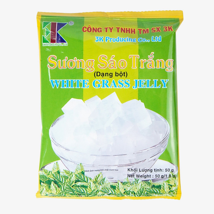 3K White Grass Jelly Powder 1.76oz