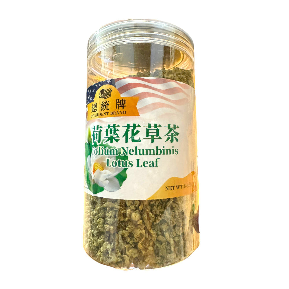 President Brand Folium Nelumbinis Lotus Leaf 227g He Ye Hua Cao Cha 1 each