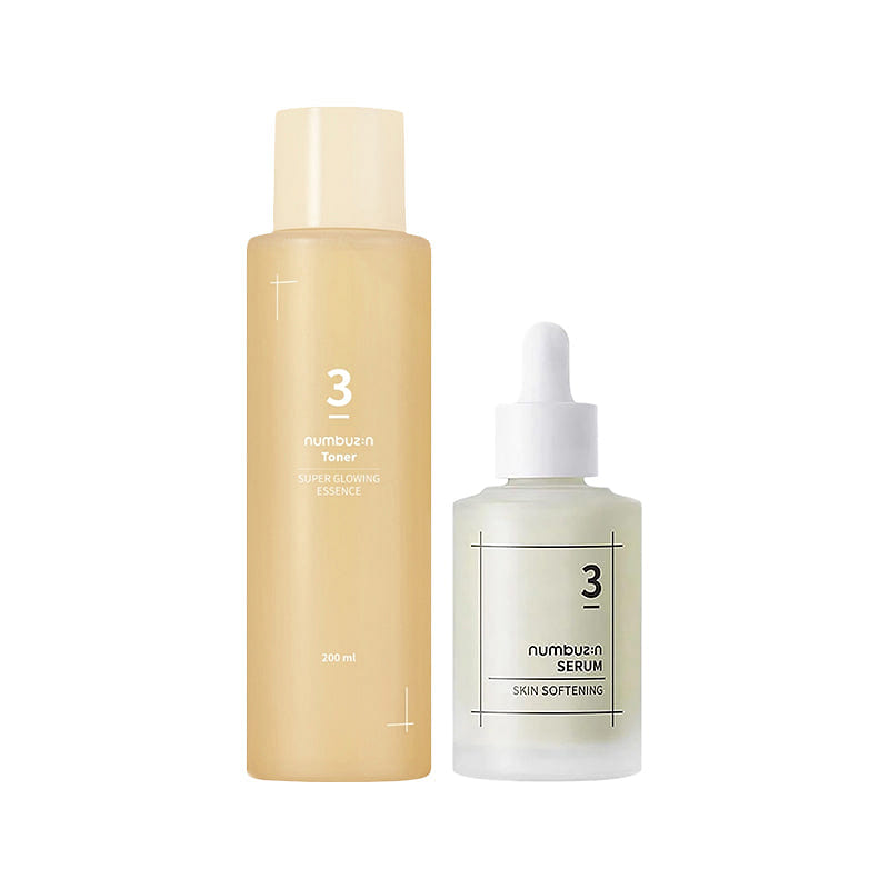 numbuzin No.3 Super Glowing and Skin Softening Duo 1 each