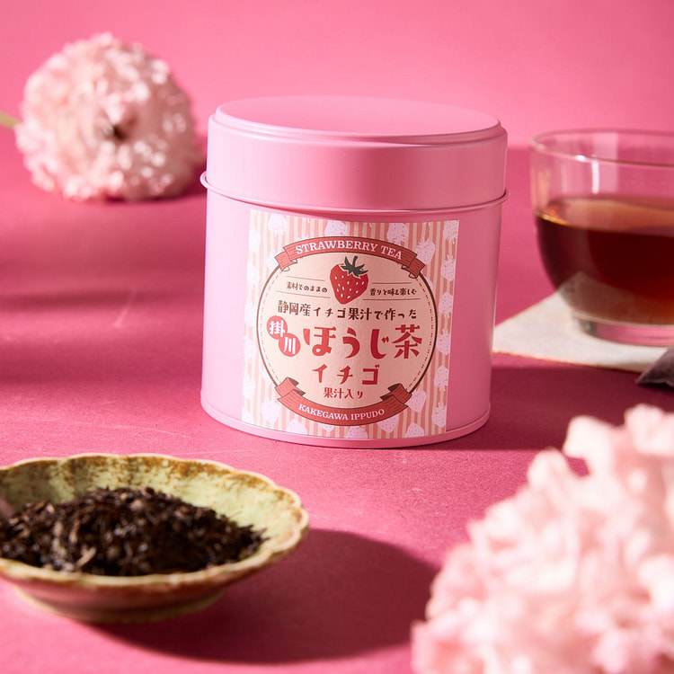 Kakegawa Ippudo Strawberry Hojicha (6 tea bags)