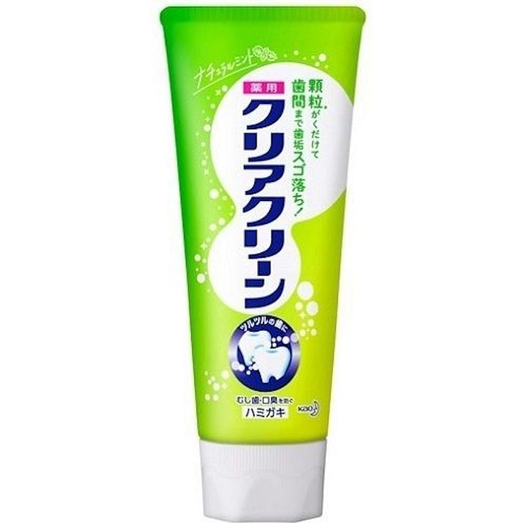 KAO花王 微细颗粒除垢亮白牙膏 天然薄荷味 120 克