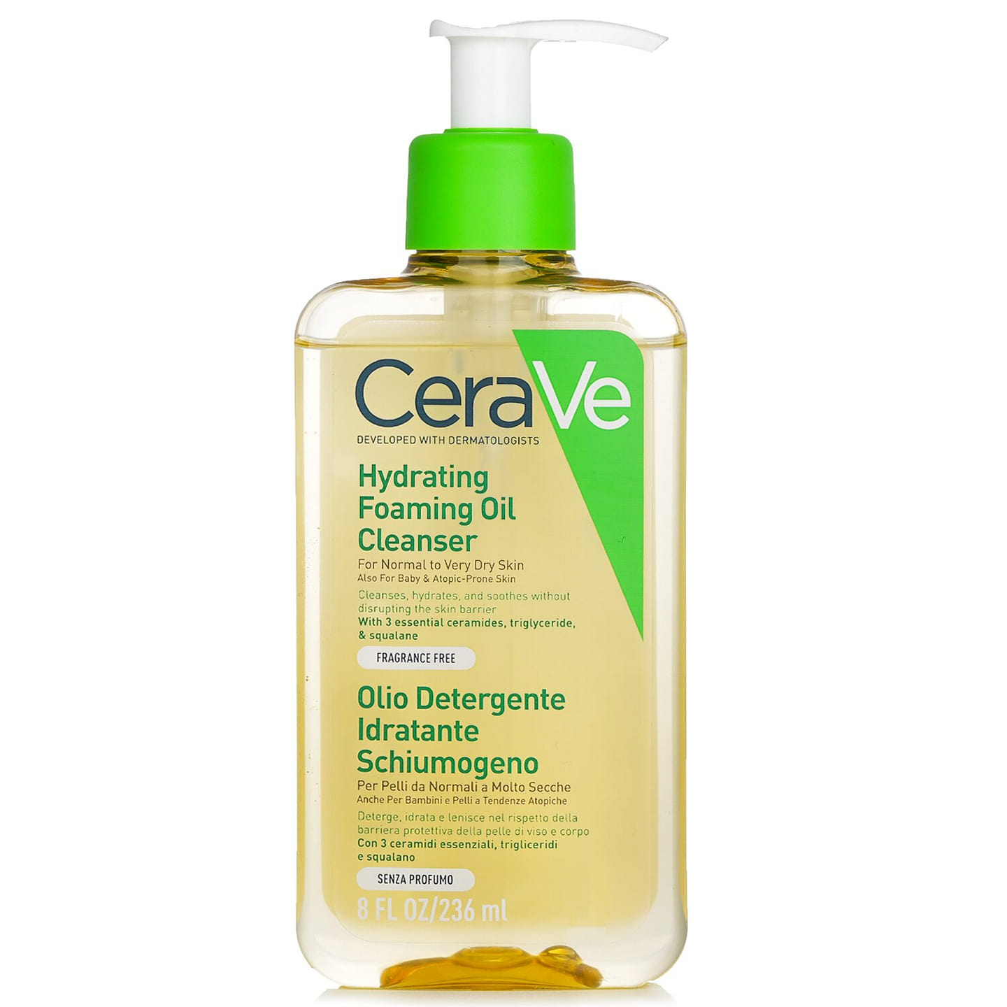 CeraVe Hydrating Foaming Oil Cleanser 236ml/8oz 236 ml