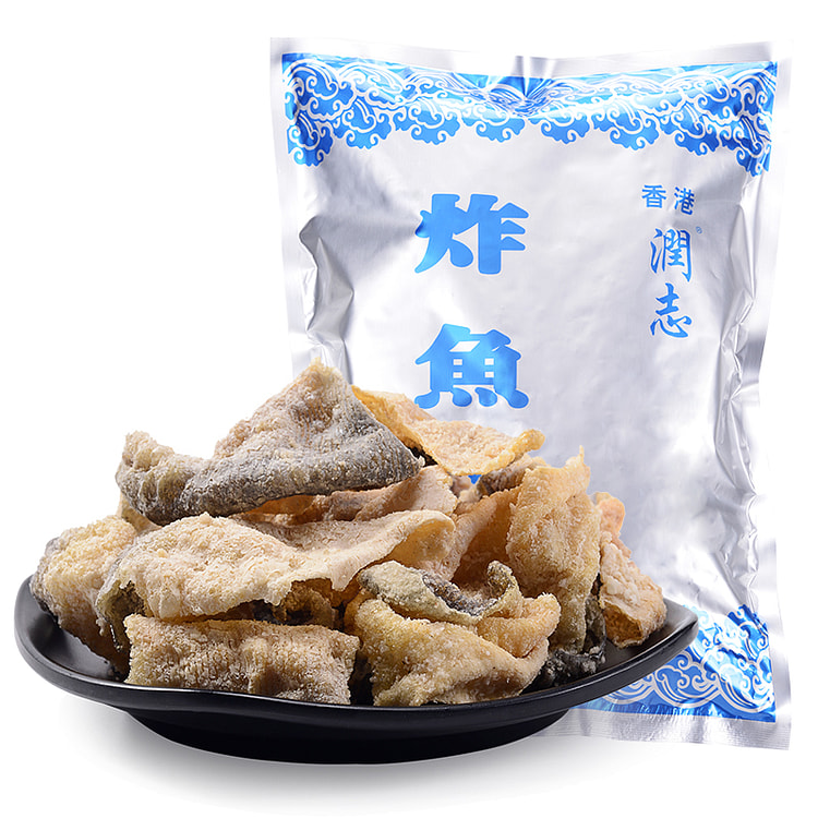 Runzhi Crispy Fish Skin Instant Snack Hot Pot Cuisine 600g * 1 Bag