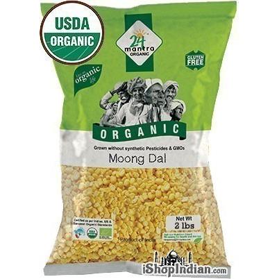 24 Mantra Organic Moong Dal - 2 lbs 2 lb