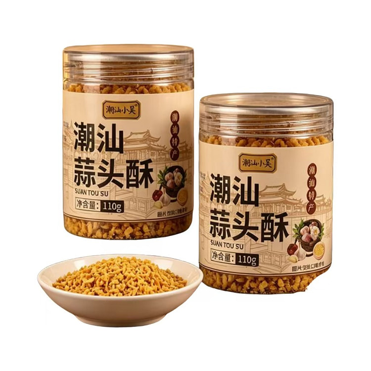 Chaozhou-Shantou crispy garlic 110g*per bottle 110 g