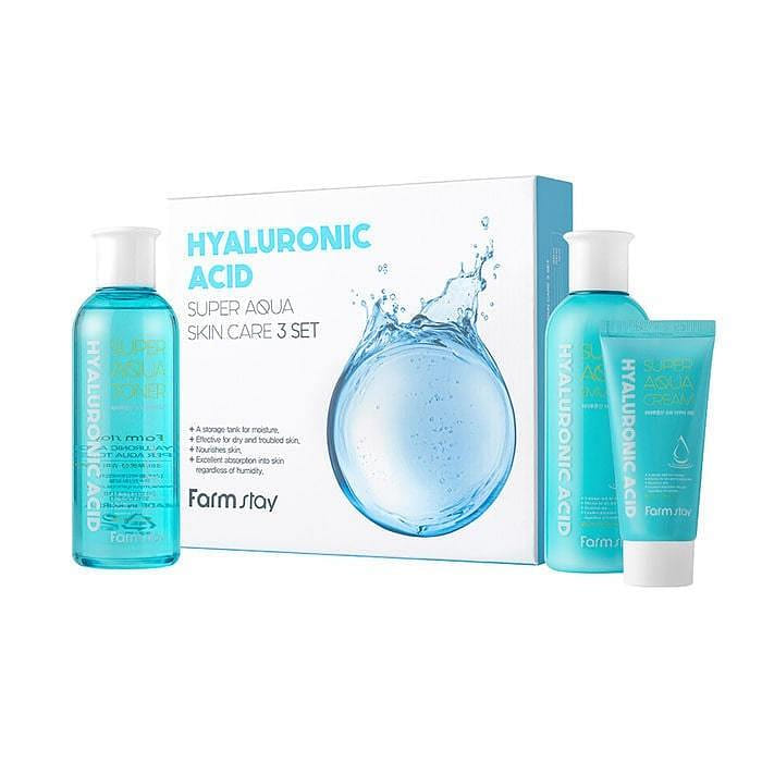 FarmStay Hyaluronic Acid Super Aqua Skin Care Set 1 box