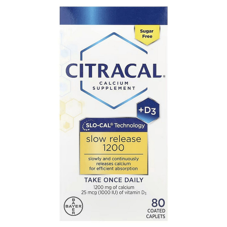 Citracal缓释钙+维生素D3 80片 1 盒