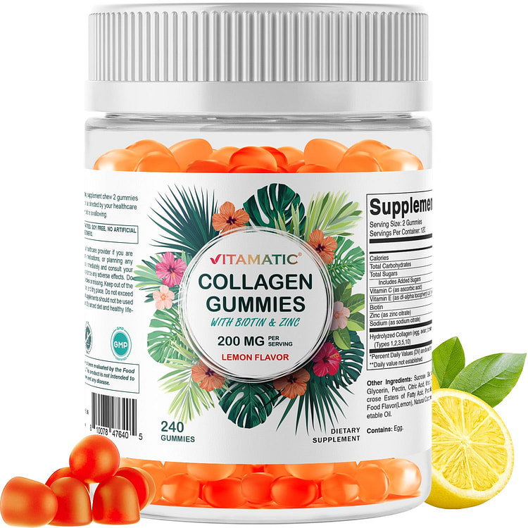 Hydrolyzed Collagen Gummies, 240 Gummies