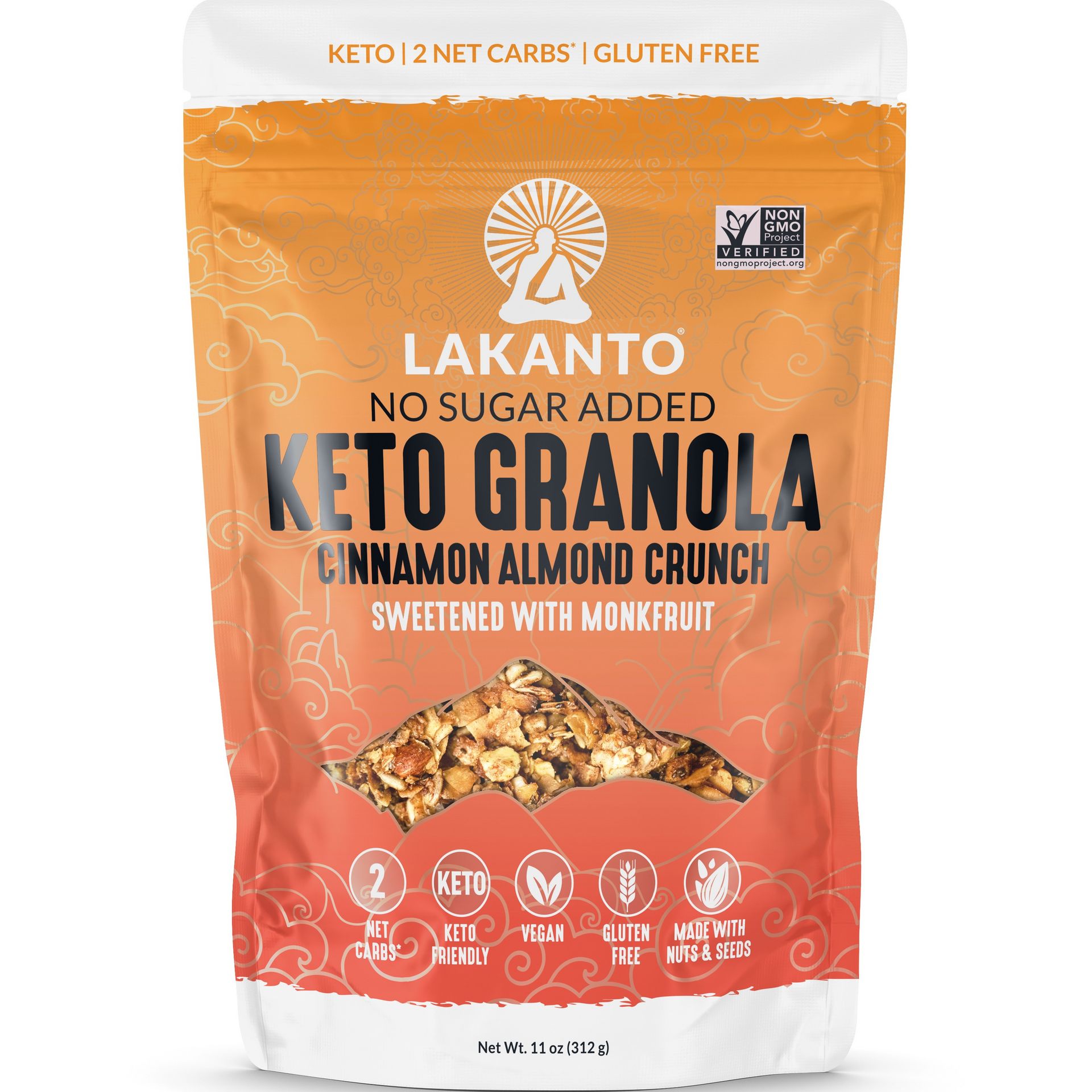 Lakanto Granola Cinnamon Almond 11 ออนซ์