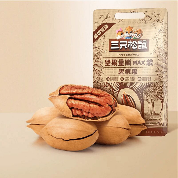 三只松鼠金装南非碧根果500g*1袋 500 克