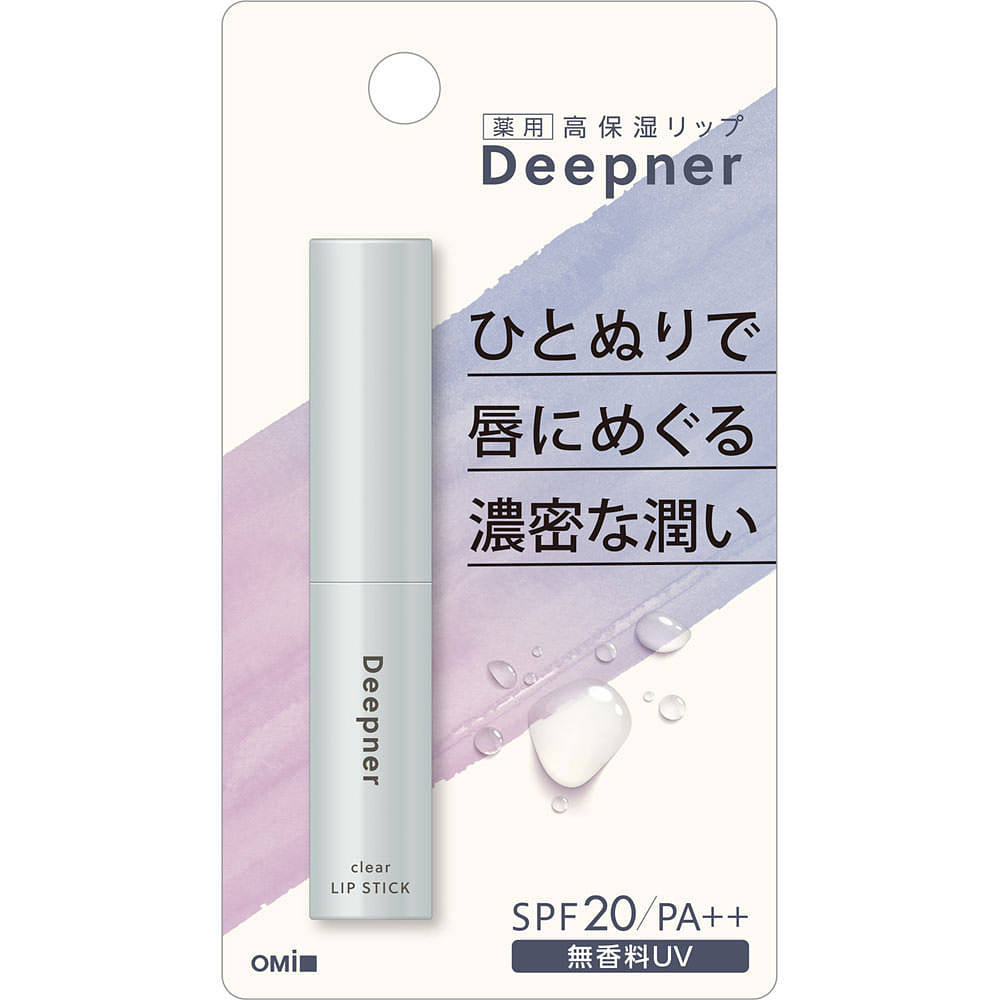 OMI MENTURM Deepner Clear Lip Balm Unscented 2.3 g