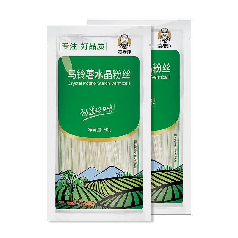 Linglaoshi Potato Crystal Vermicelli 90g*2 Bags 180 g