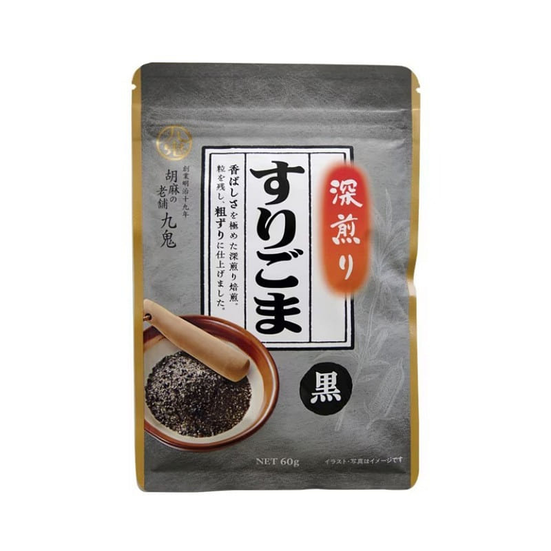 Kuki Deep Roasted Black Sesame Ground 60g 1 each