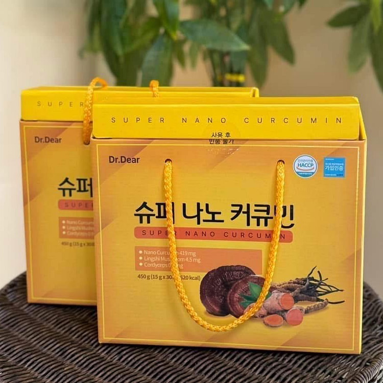 Dr Dear Super Nano Curcumin Collagen Jelly Sticks Mango Flavor 1 hộp