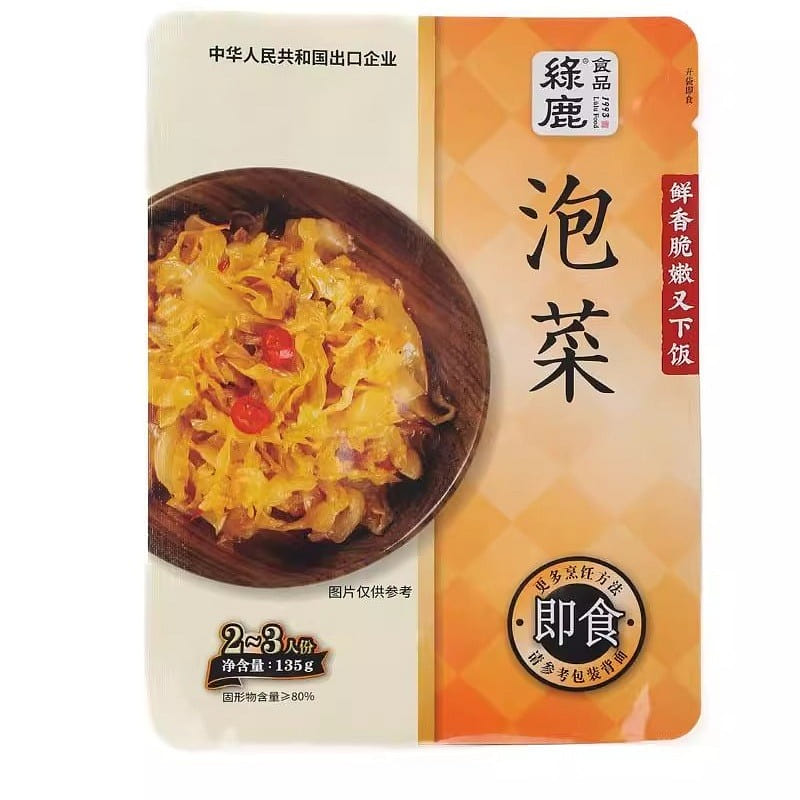 绿鹿牌 温州特产开袋即食酸菜下饭菜小菜泡菜 135 克