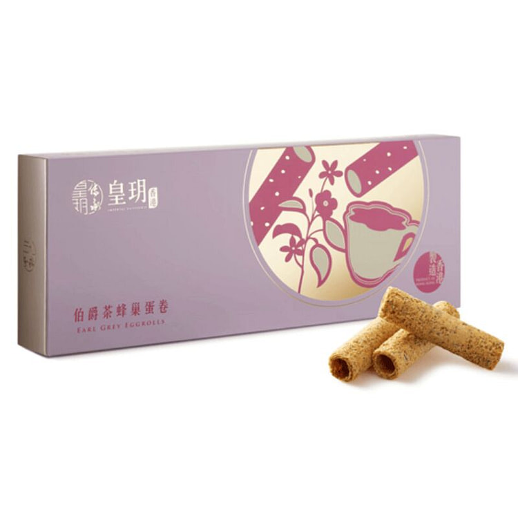 [香港皇玥] 伯爵茶蜂巢蛋卷精裝禮盒 84 克