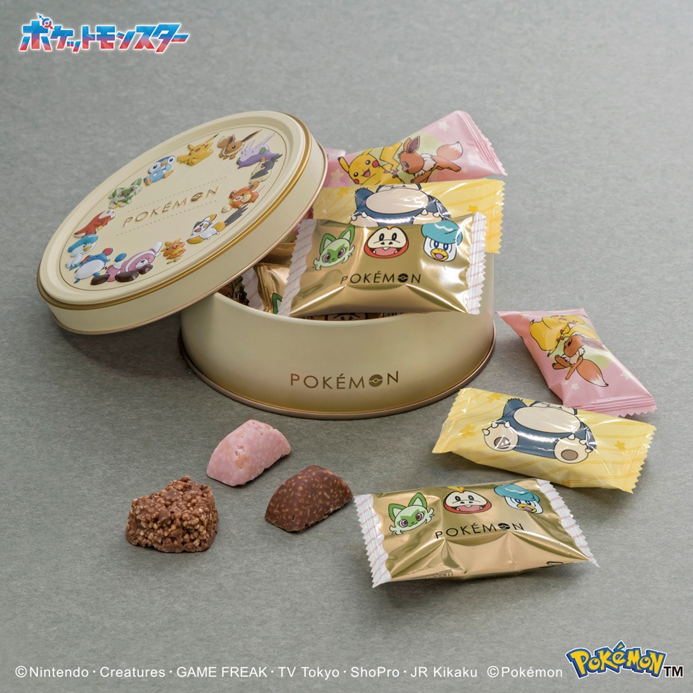 日本直送」マイネローレン・ポケモン チョコ入りサークル缶 - Weee!
