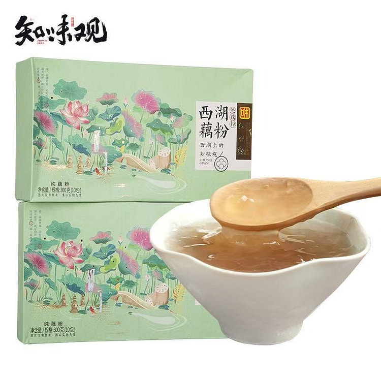 【知味观】杭州特产西湖藕粉10袋装300g