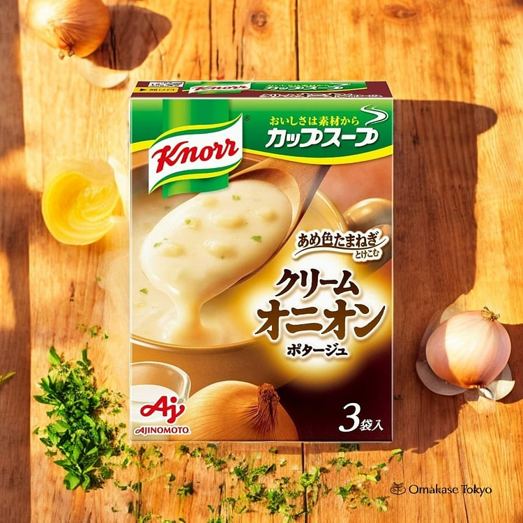 Knorr Cream Onion Potage Cup Soup (10 Sets,3 Pack)