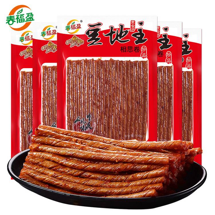 春福盈豆地主手撕豆皮130g*5包