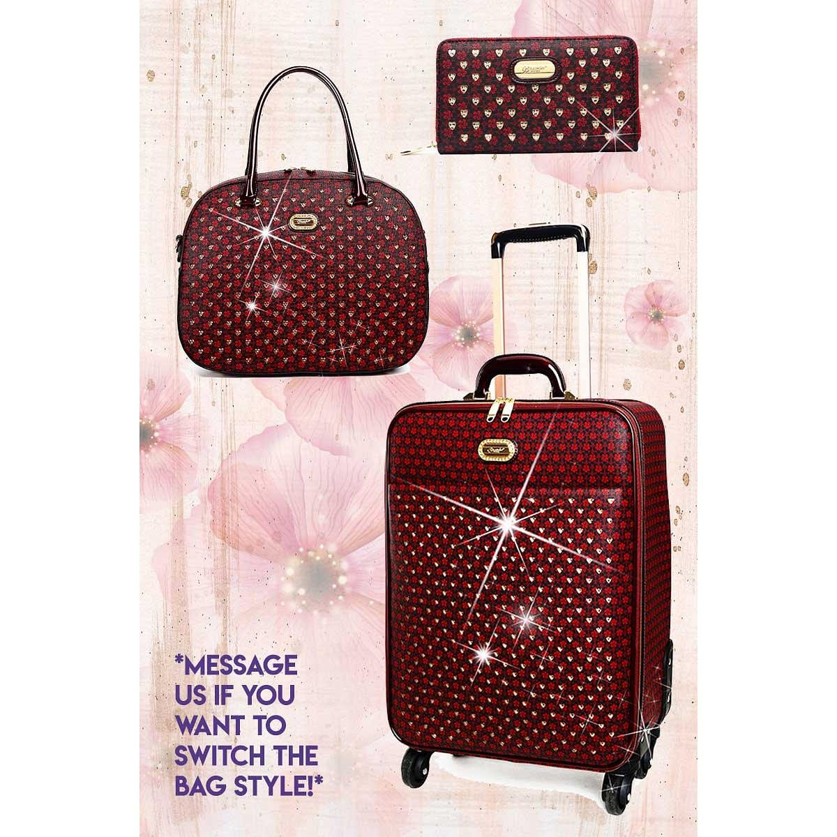 Galaxy Stars 3PC Set | Luggage with Spinner Wheels [RLL/RLO-3pcs/Set-BG] 1 each