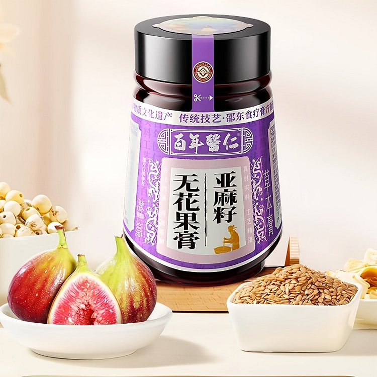 百年医仁·非遗亚麻籽无花果养雌膏300g 300 克
