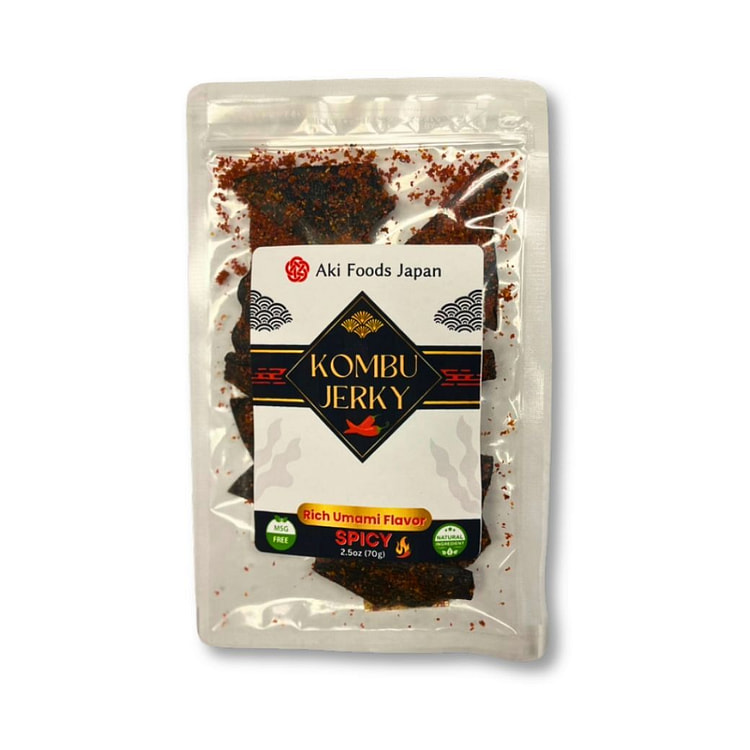 北海道天然鲜味辣味昆布干 2.5盎司