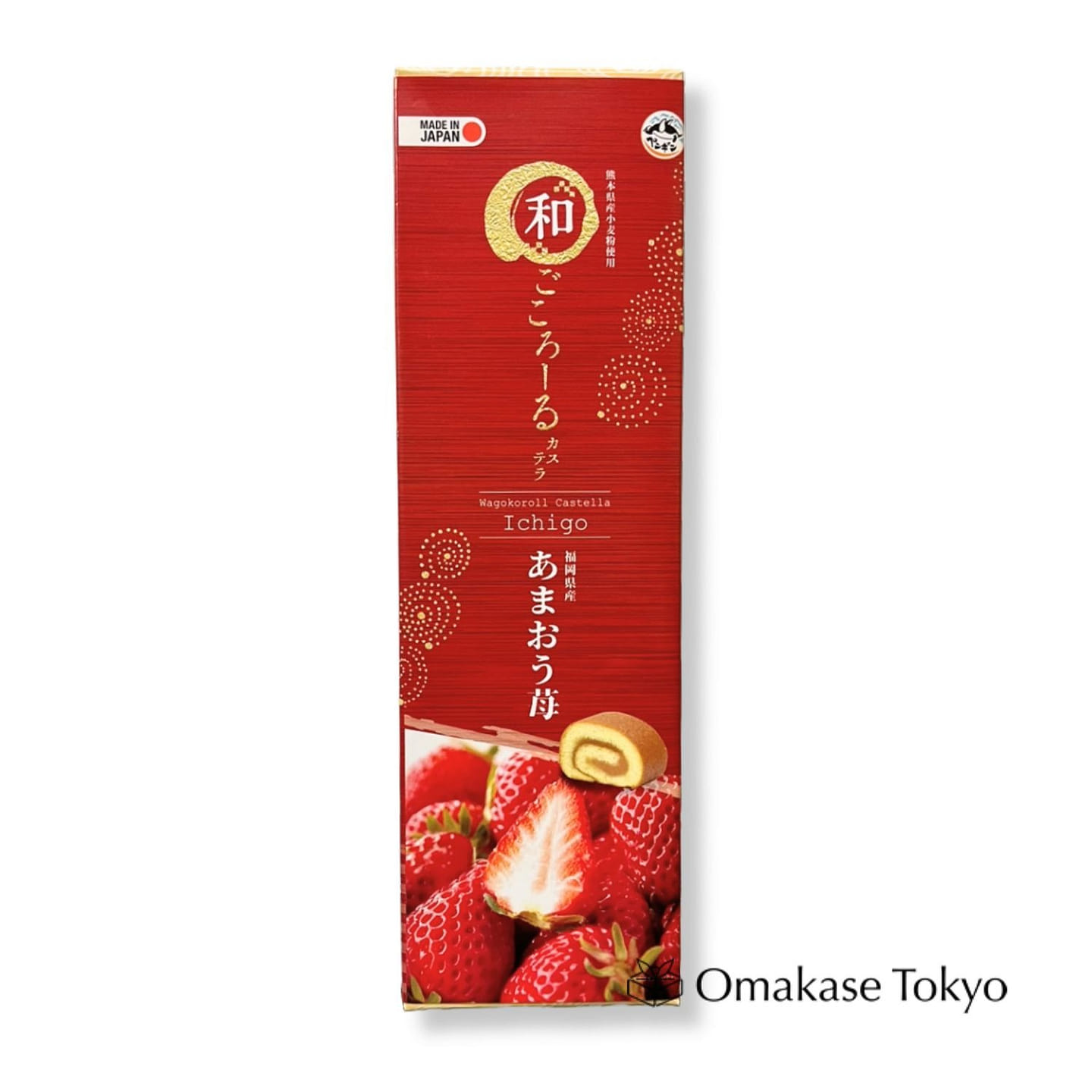 Wagokoroll Strawberry Castella Cake (Amaou Ichigo) 200 g