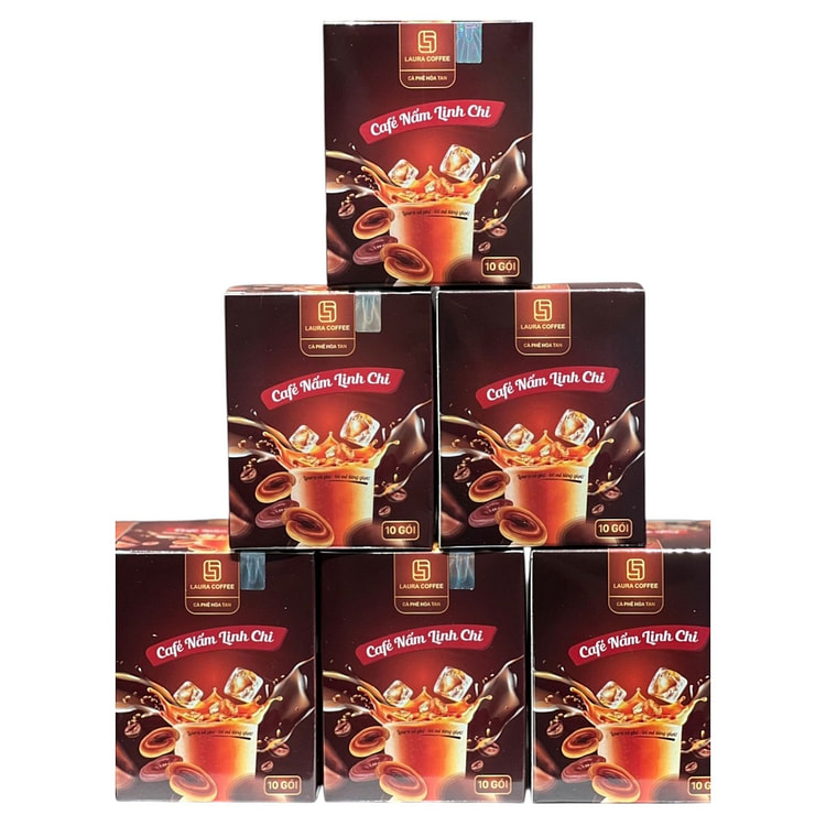 Cafe Laura Reishi Nam Linh Chi COMBO 6 boxes