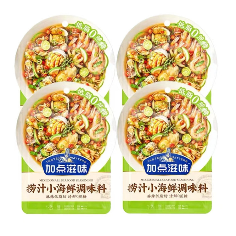 加点滋味 捞汁小海鲜调味料 60g*4袋