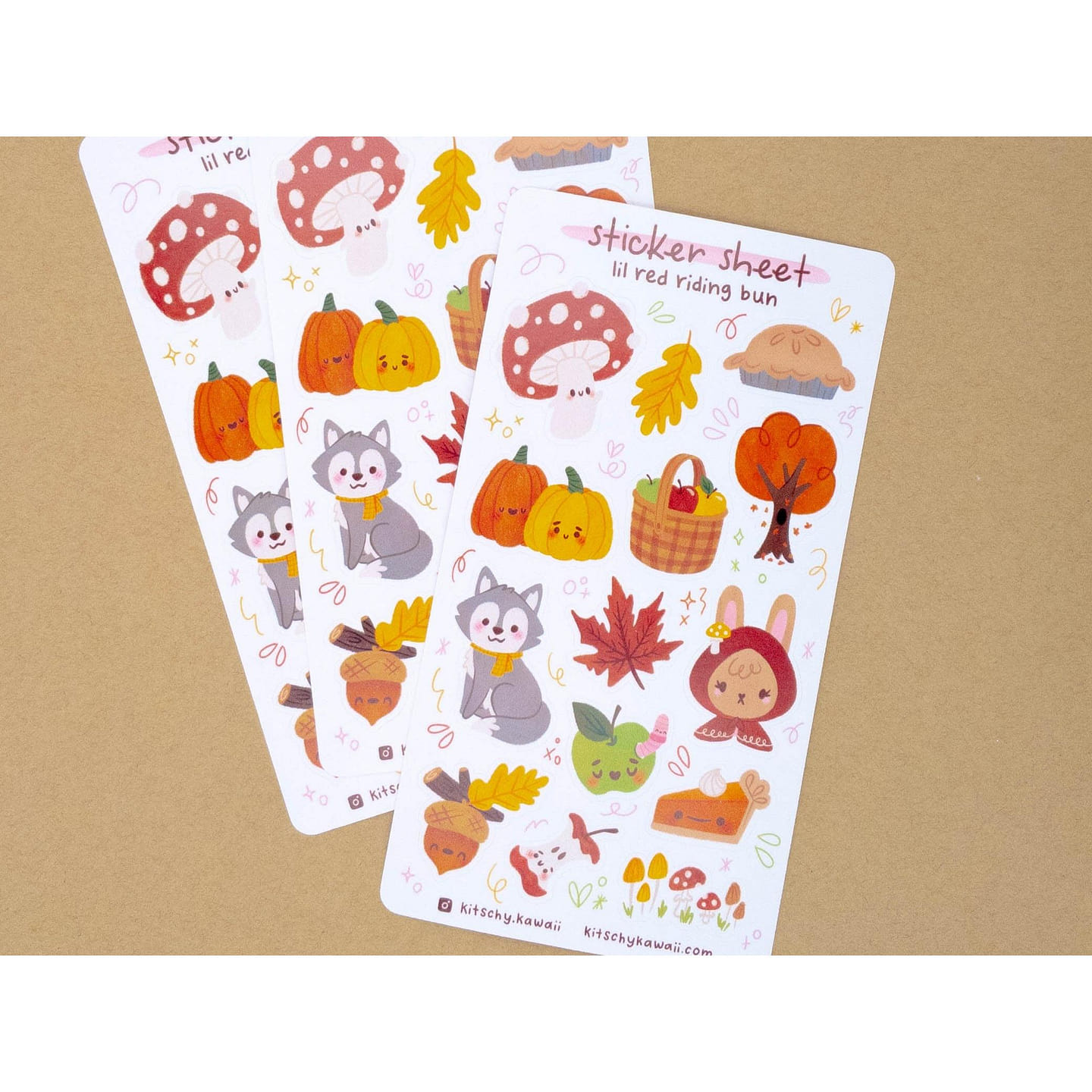 Autumn Sticker Sheet 1 each