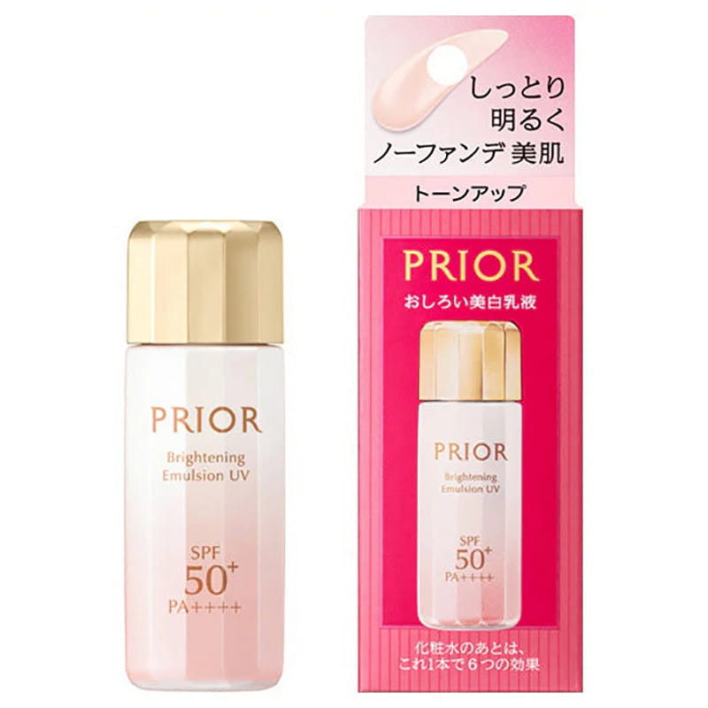 資生堂 プリオール 高保湿 おしろい美白乳液 トーンアップ 33ml SPF50/PA++++ 1 個